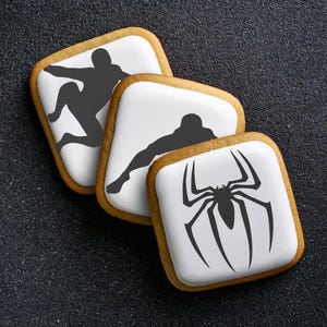 Superhero Spider Cookie Stencil Bundle | Birthday Cookie Stencil | Kids Activity Cookie Stencil | Arts & Crafts Stencil | Confection Couture