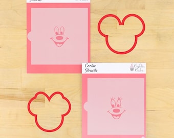 Maus Gesichter Cookie Schablonen Set