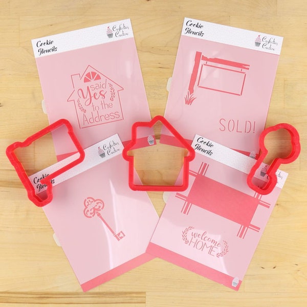 Yes to the Address Cookie Stencil Etsy