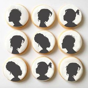 Women Silhouettes Cookie Stencil | Women Cookie Stencil | Awareness Stencil | History Month Stencil | Arts & Crafts | Confection Couture |