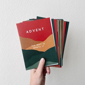 Afdrukbare adventsschriftkaarten, Bijbelverskaarten voor Kerstmis, Advent Countdown Kerstkalender met Schrift en kerstliederen