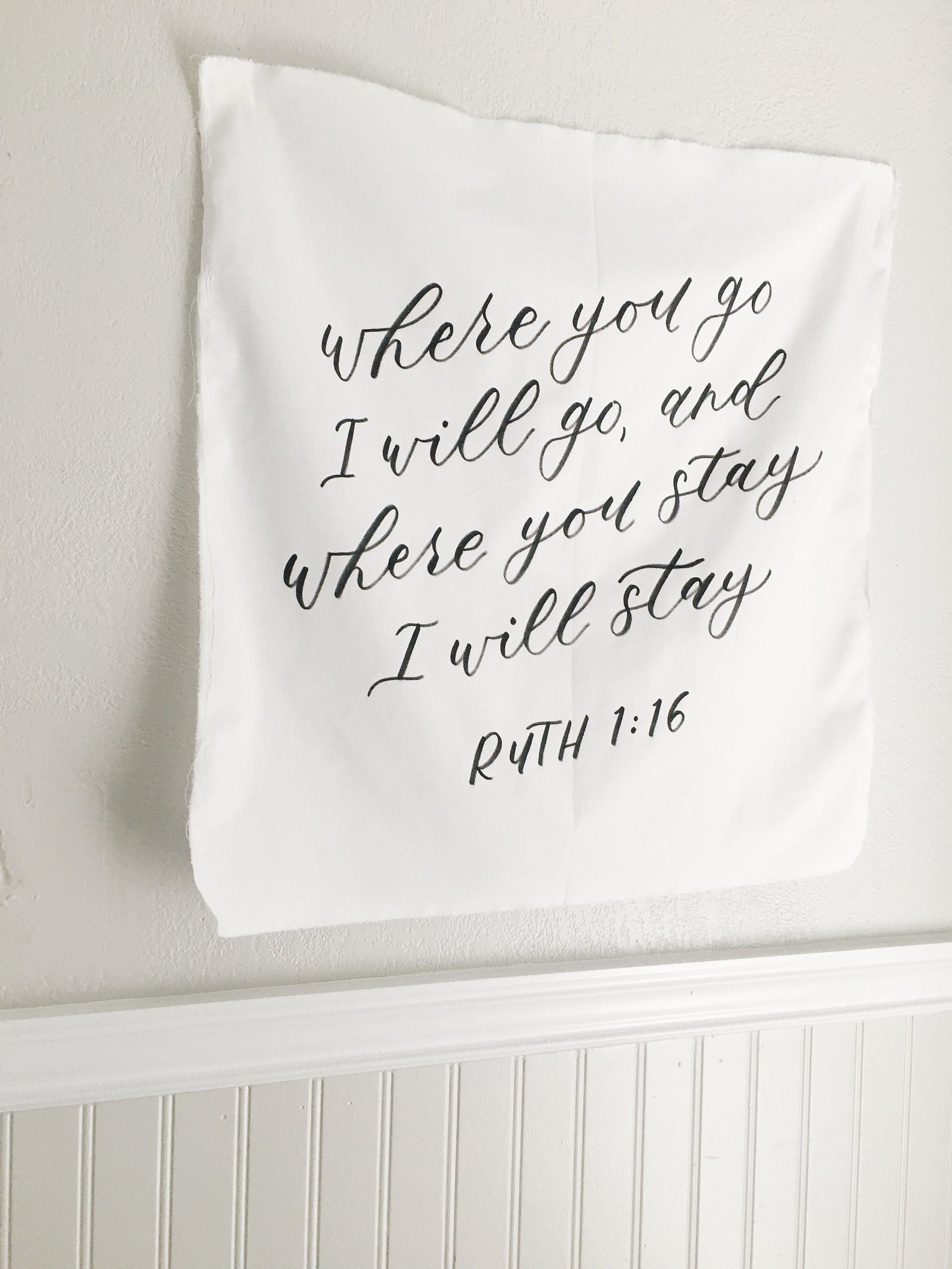 Where You Go I Will Go and Where You Stay I Will Stay Ruth | Etsy