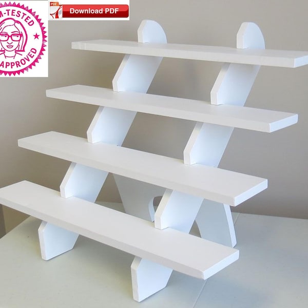 Craft Fair Display Stand Plan/Fair Stand Plan/Crafting Stand Plan/Crafting Display Stand Plan/Wood Shelves Plan/Craft Show Shelves Plan/pdf