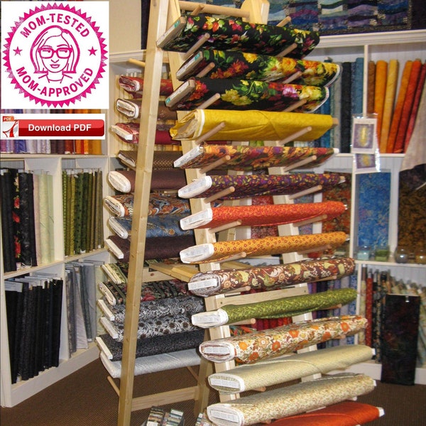 Fabric Display Rack Plan/Fabric Storage Stand Plan/Fabric Stand Plan/Fabric Storage plan/fabric rack plan/fabric plan/PDF plan/pdf pattern