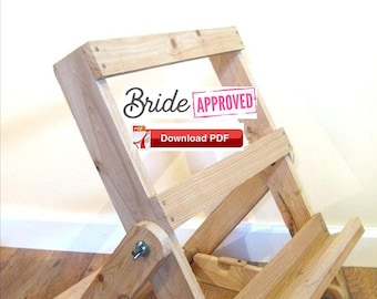 Wedding Easel Plan/Adjustable height Wedding Easel plan/table easel plan/wedding photo easel plan/guest list easel plan/wedding pdf/wedding