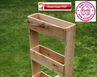 plant stand  plan/flower planter plan/wood planter plan/garden planter plan/planter box plan/planter pdf plan/pdf pattern/planter plan/pdf