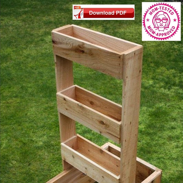 plant stand  plan/flower planter plan/wood planter plan/garden planter plan/planter box plan/planter pdf plan/pdf pattern/planter plan/pdf