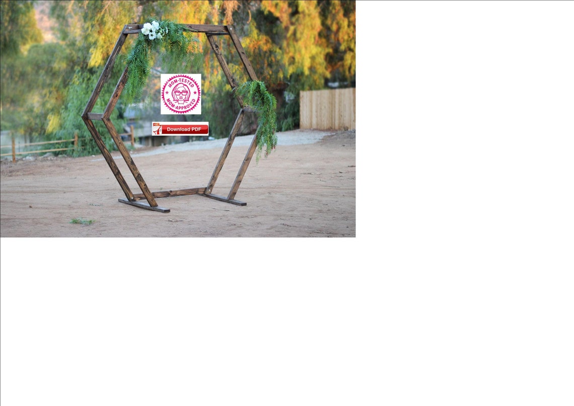 Wedding Arbor Plan/wedding Trellis Plan/wood Arbor Plan/wood | Etsy