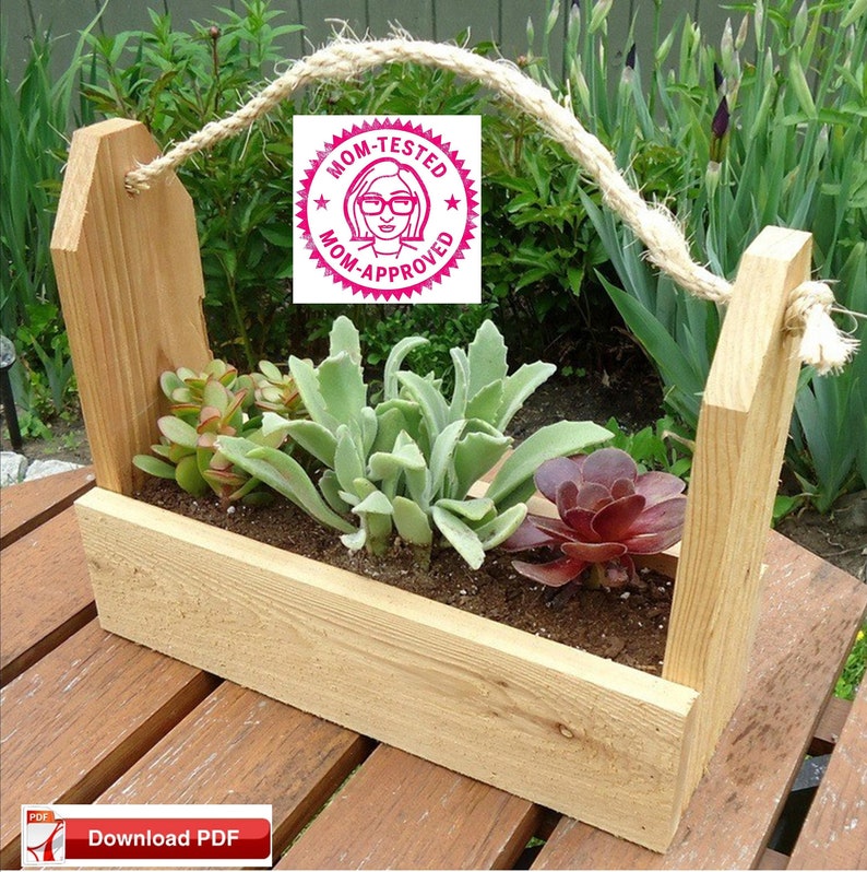 Plant Caddy Plan/flower Caddy Plan/planter Plan/wood Planter Etsy