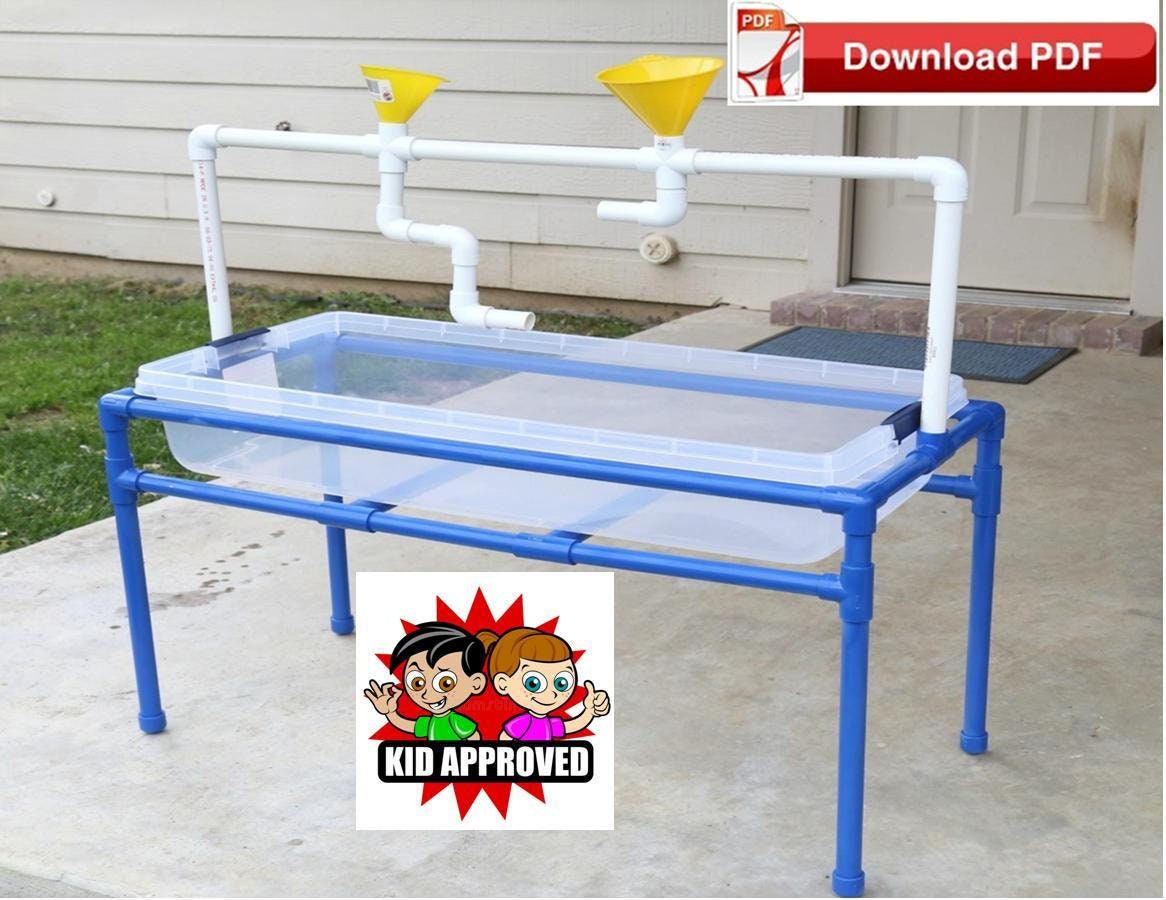 Sensory Table pvc pipe plan / DIY Water Table PDF plan / pvc Etsy