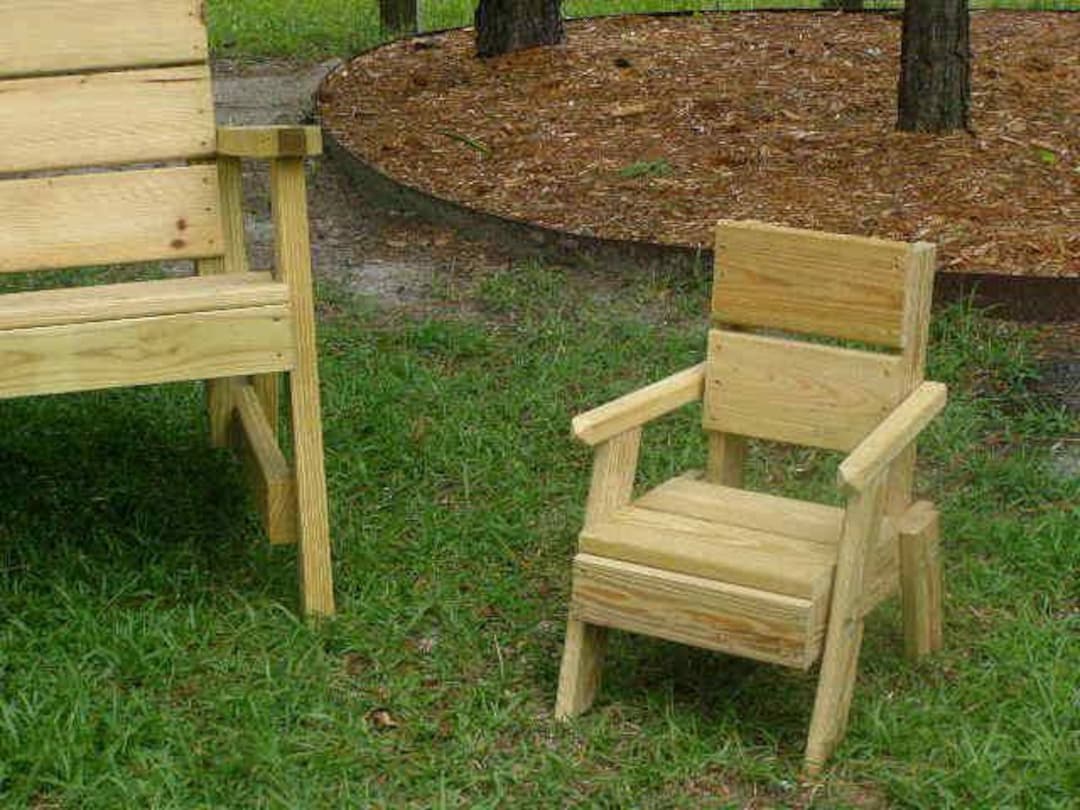 Kids Chair Plan/tiny Chair Plan/time Out Chair Plan/compact Chair - Main Image