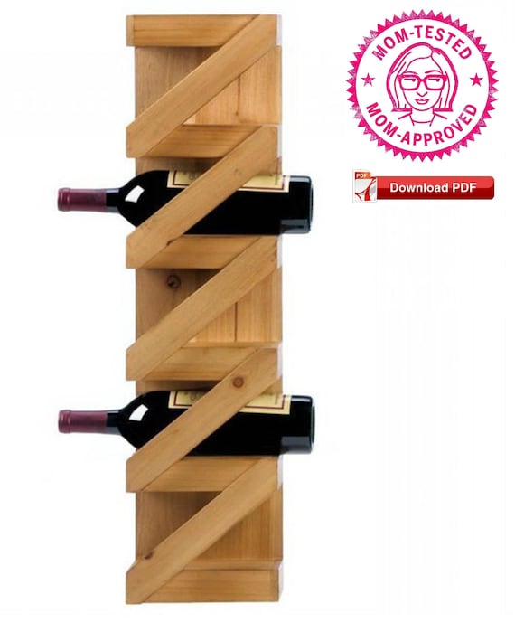 Wine Rack Plan/Wall Wine Rack Plan/Wine holder Plan/Wall wine Etsy