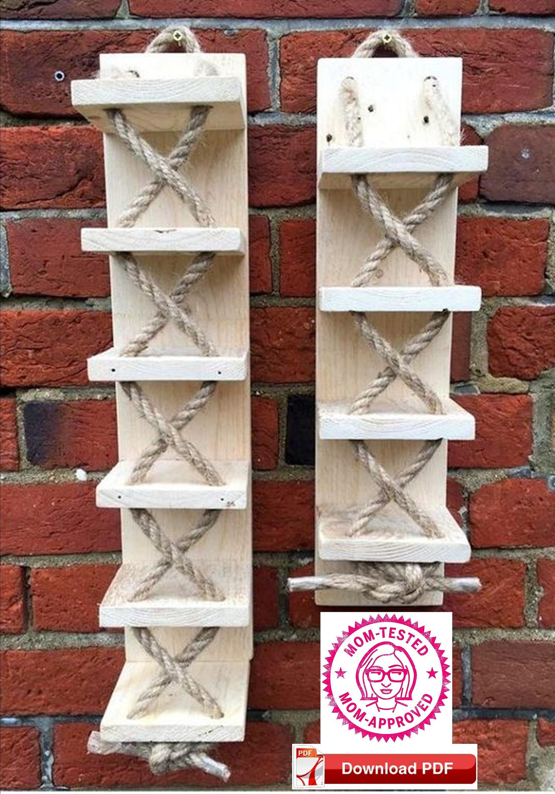 Rope Wine Rack plan/wall hung wine rack plan/wine holder Etsy