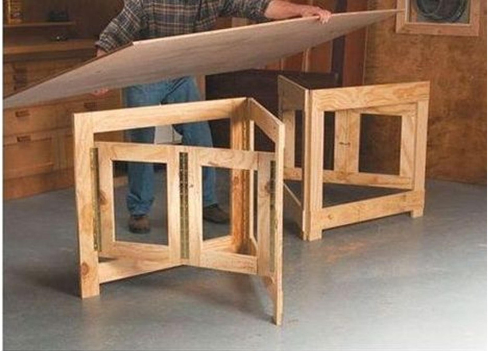 Table Base Plan/folding Craft Table Base Plan/play Table Base Etsy