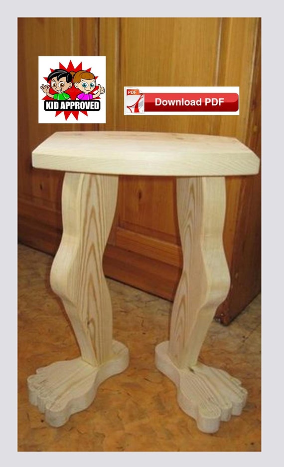 Foot Stool Plan/table Leg Plan/end Table Plan/wood End Table Etsy
