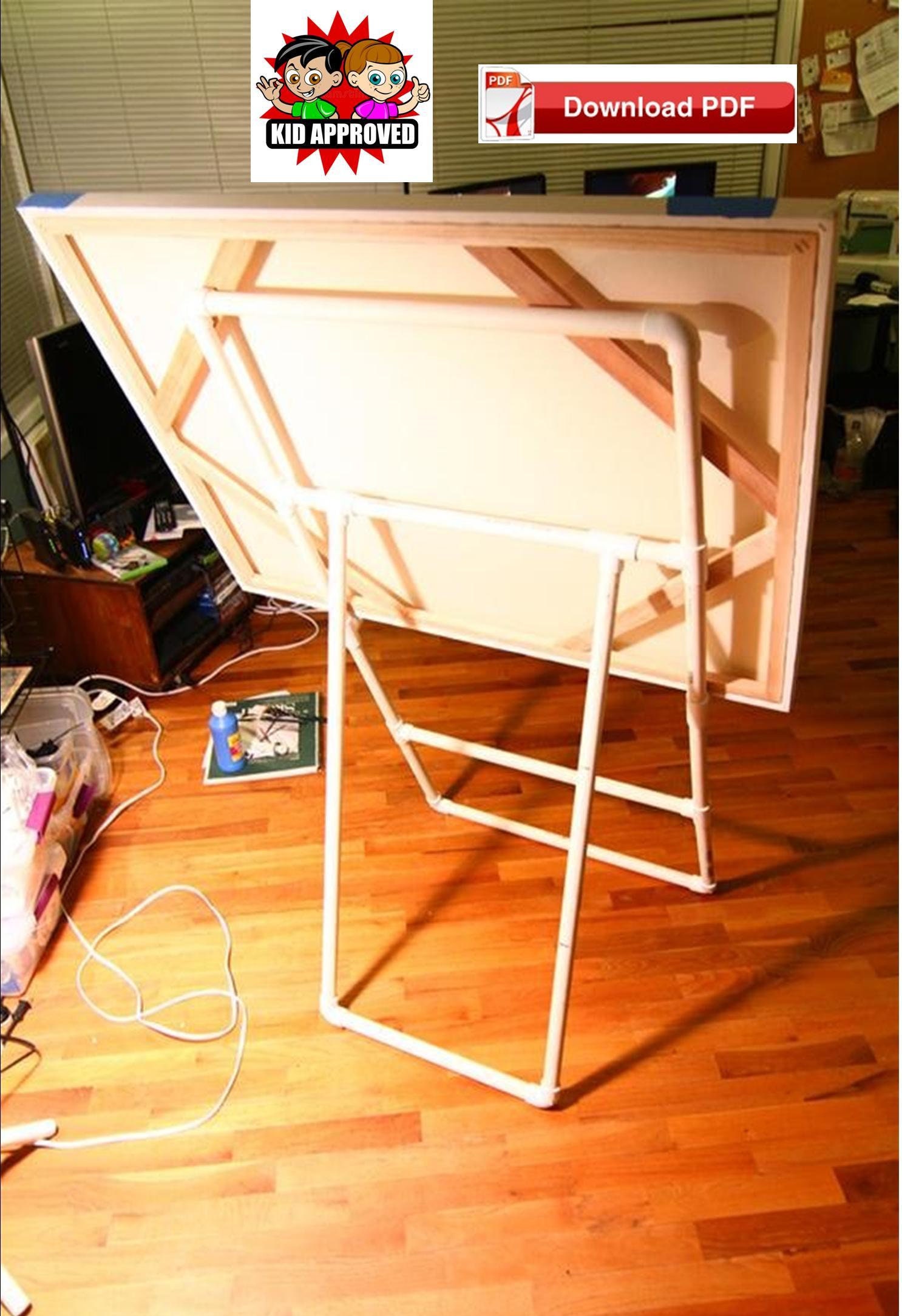 Art Easel Plan/diy Pvc Kids Art Stand/art Stand Plan/display Stand Plan ...