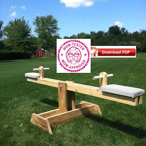 Teeter Totter Plan/wood playgound equipment plan/seesaw plan/playground plan/playground equipment plan/outdoor games plan/playground pdf/pdf