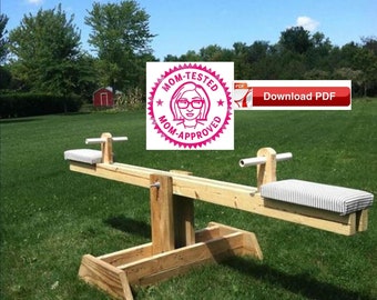 Teeter Totter Plan/wood playgound equipment plan/seesaw plan/playground plan/playground equipment plan/outdoor games plan/playground pdf/pdf