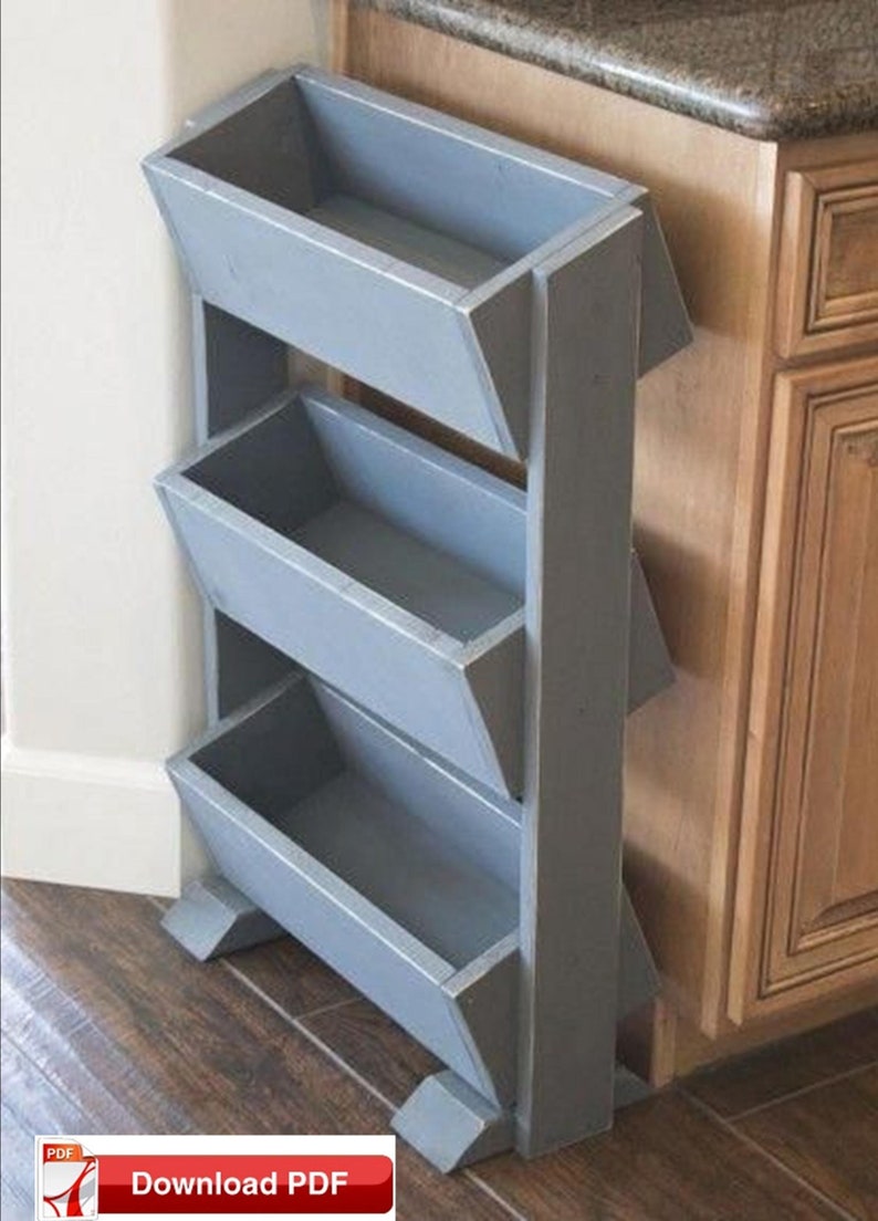Crafting Stand Plan/pantry Stand Plan/wood Kitchen Stand Plan/craft ...