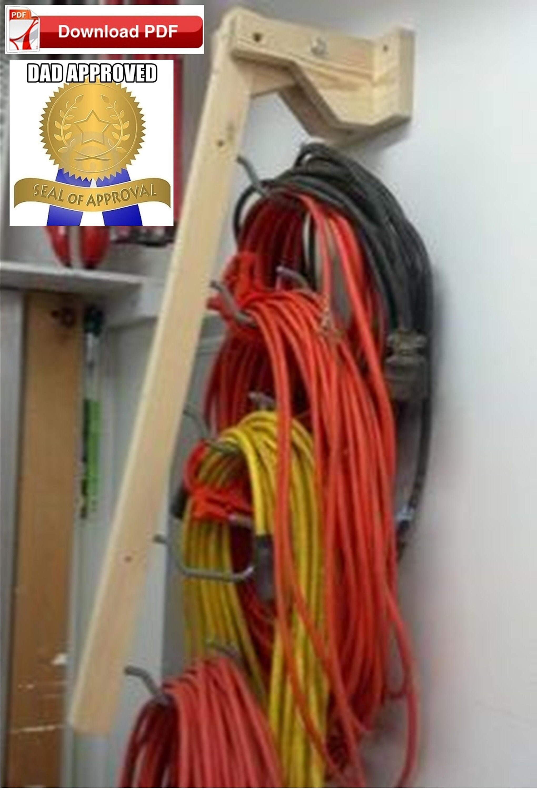 Electric Cord Holder Plan/garage organizer plan/electrical cord organizer  plan/rope organizer plan/electric cord holder plan/garage pdf/pdf, image size:2040x3000