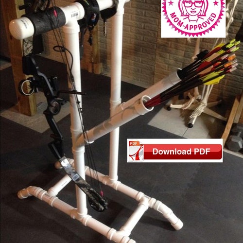 Archery Stand Plan/bow Holder Stand Plan/pvc Bow Stand Etsy Canada