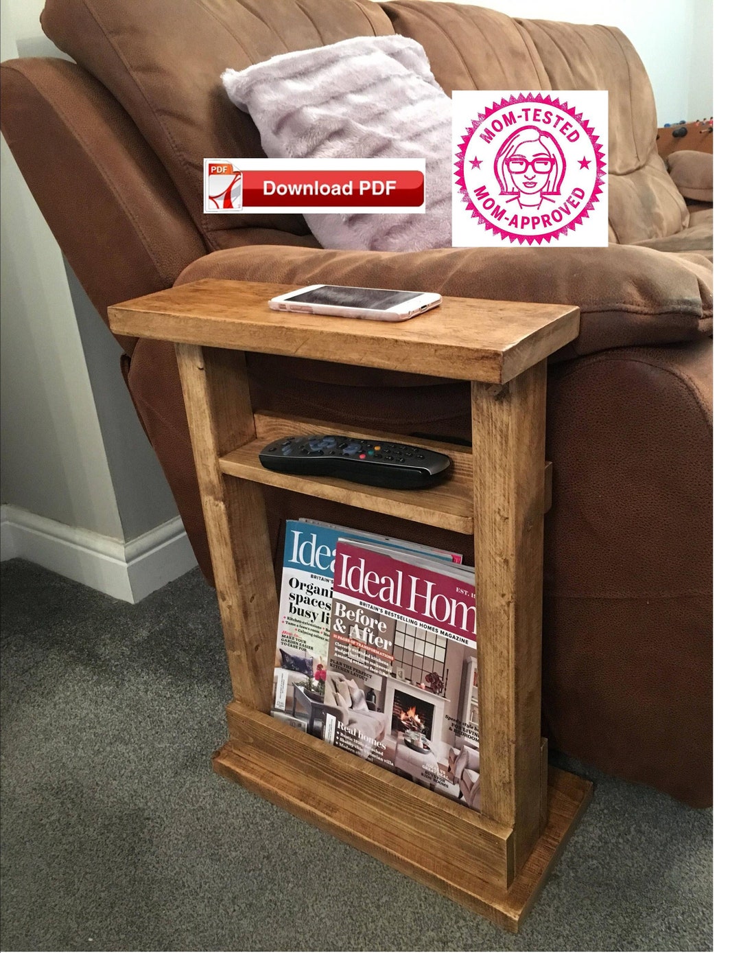Narrow Sofa End Table Plan/hall Table Plan/man Cave Table Plan/narrow