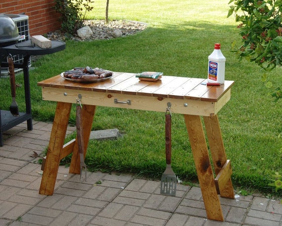 Grill side clearance table
