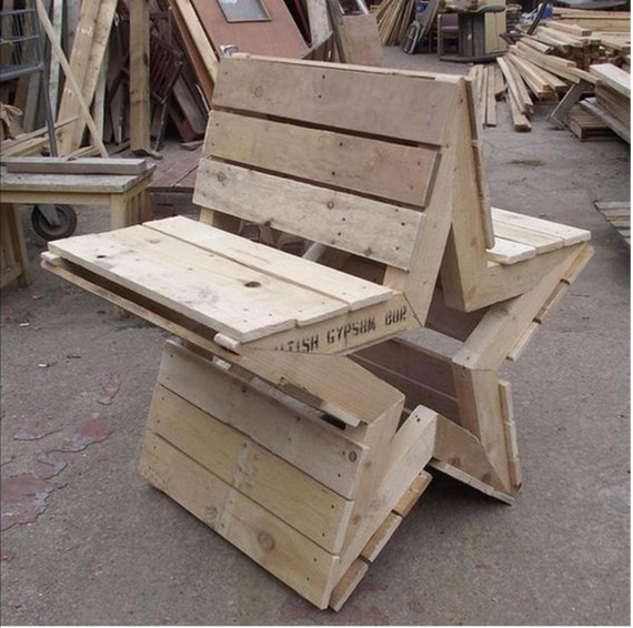 Garden Bench Plan Pallet Bench Plan Wood Bench Plan Rustic Wood Plan Bench PDF Plan Star Bench Plan BBQ bench Plan PDF Plan wood pdf plan