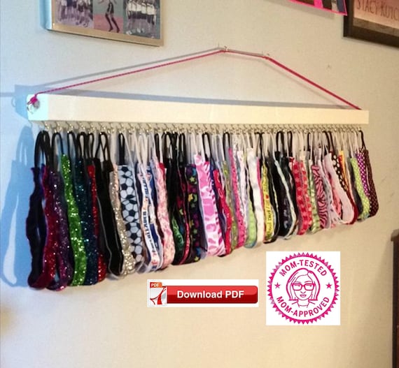 Headband Holder Plan Headband Hanger Plan Headband Display Etsy Headband Holder Plan Headband Hanger Plan Headband Display Etsy