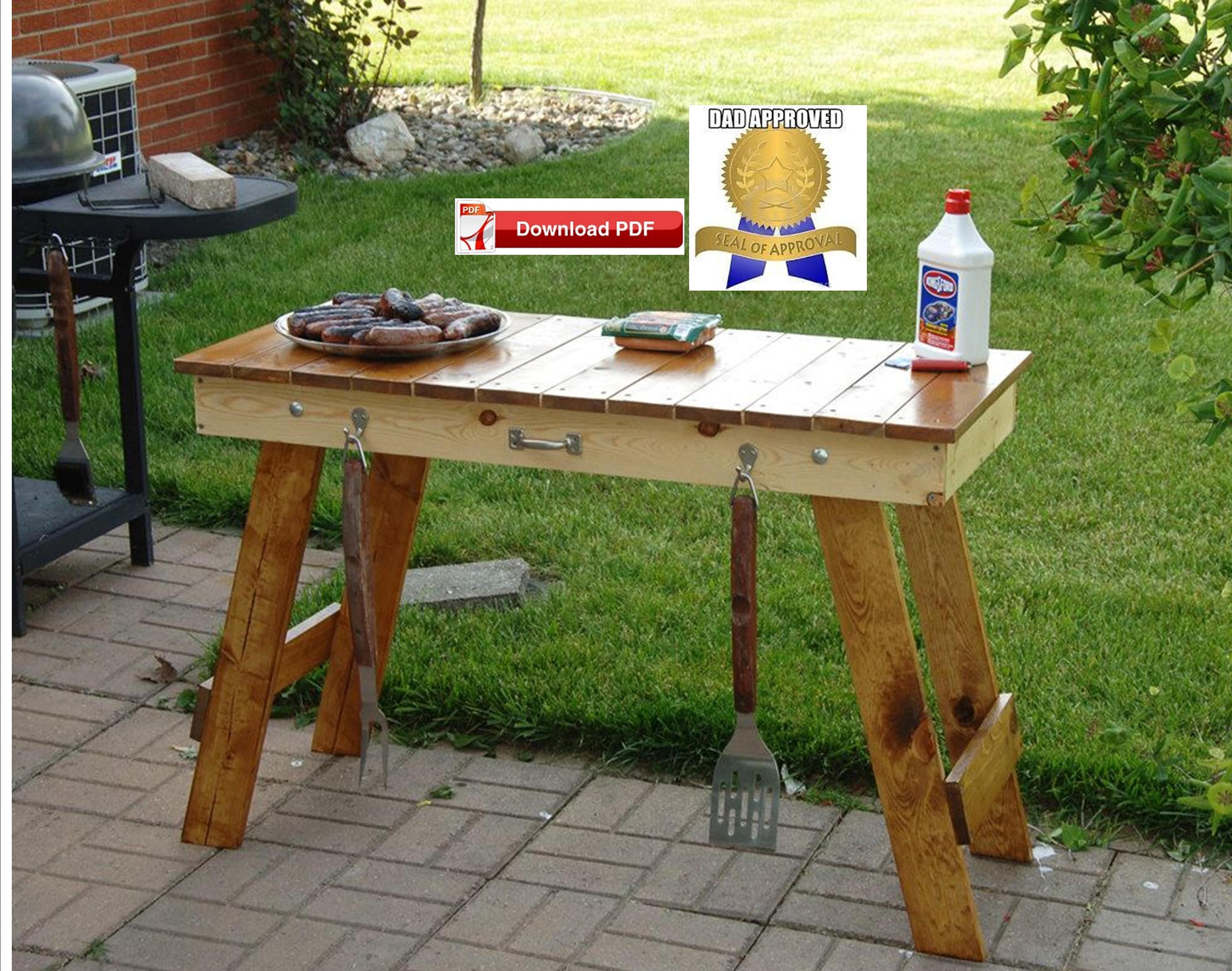 Outdoor Master Cook Station de cuisine portable Table pliante pour  barbecue, camping, pique-nique, jardin