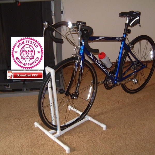 Bike Stand Plan/ pvc bike stand plan/bicycle stand plan/bike rack plan/rode bike stand plan/mountain bike stand plan/pdf plan/pdf pattern/AT