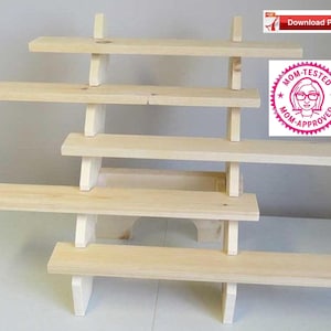 Display Stand Plan/Portable Display Stand Plan/Crafting Stand Plan/Crafting Display Stand Plan/Wood Shelves Plan/Craft Show Shelves Plan/pdf
