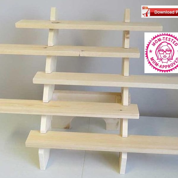 Display Stand Plan/Portable Display Stand Plan/Crafting Stand Plan/Crafting Display Stand Plan/Wood Shelves Plan/Craft Show Shelves Plan/pdf