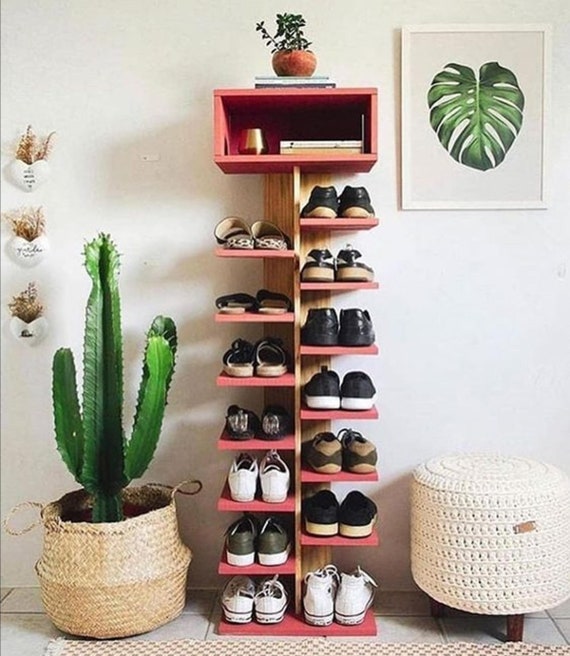 Stackable Shoe Rack in 2023  Stackable shoe rack, Shoe storage rack, Shoe  rack