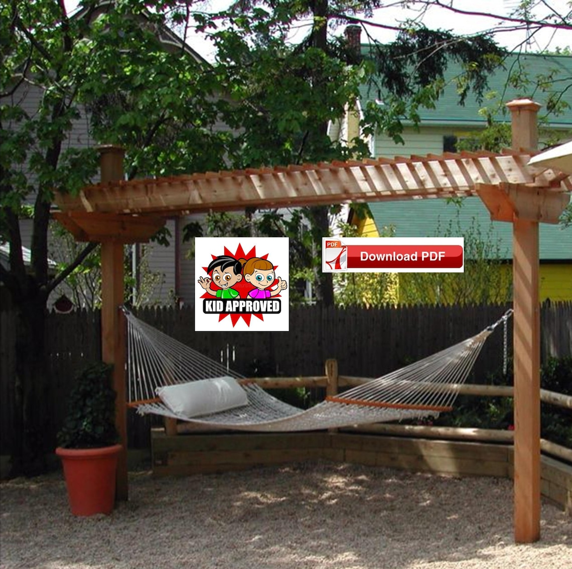 Hammock Arbor Plan/hammock Trellis Plan/swing Arbor Etsy Canada