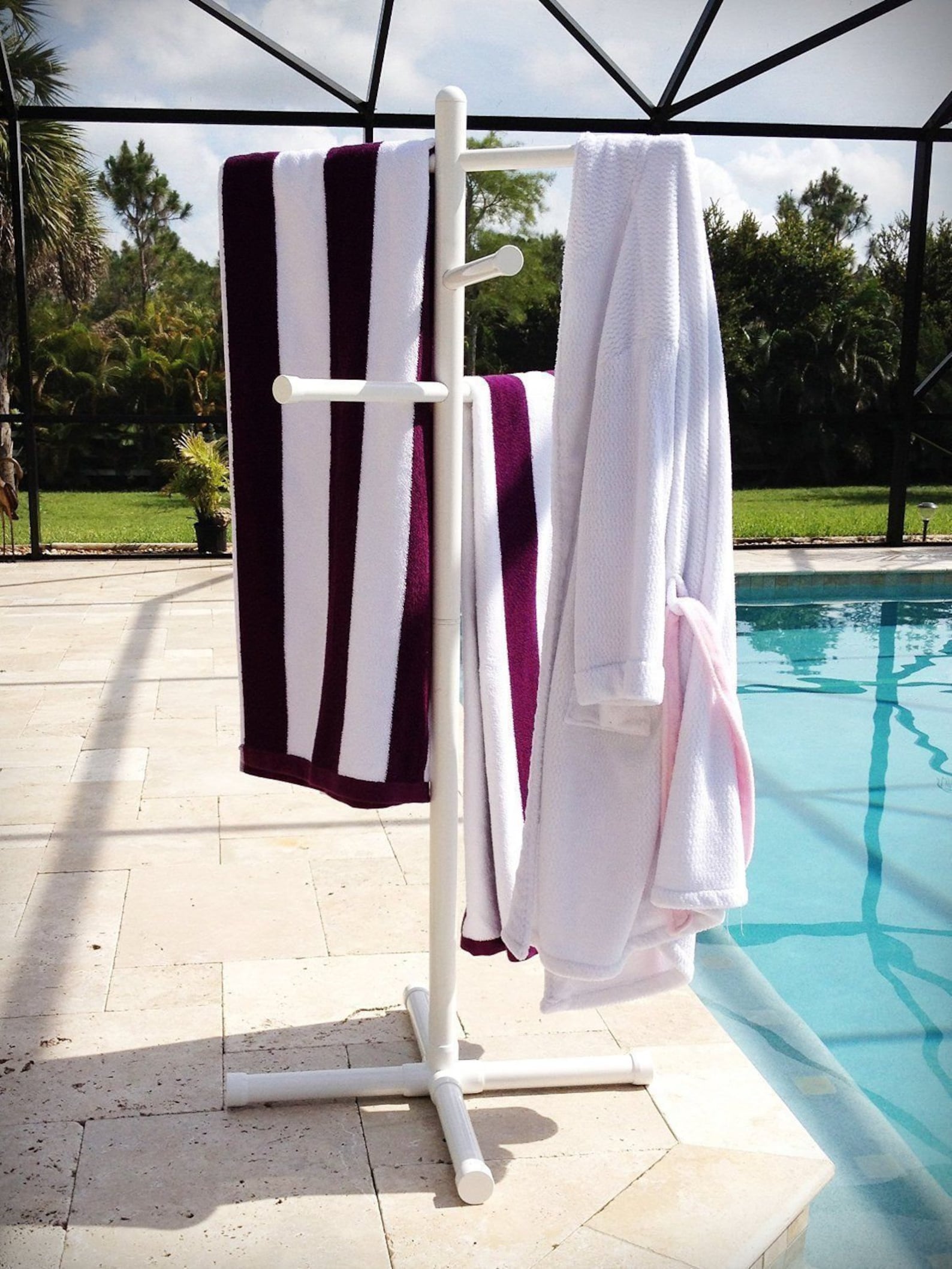 Pool Towel Drying Rack Plan/pool Towel Tree Plan/towel Rack Etsy Canada