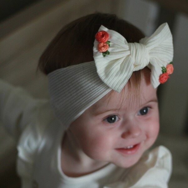 Flower Girl Headband Etsy UK