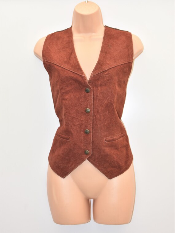 Womens cowboy waistcoat clearance