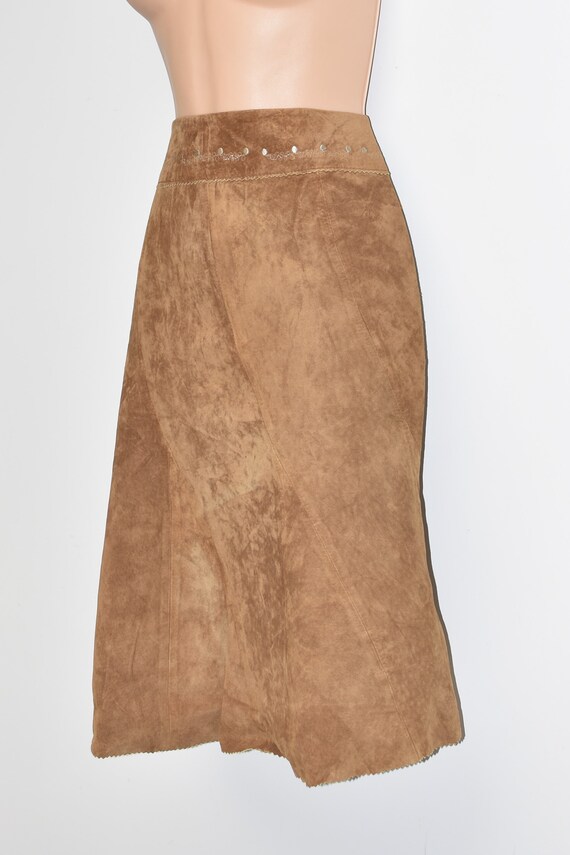 Brown skirt size 16 hot sale