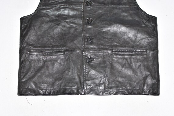 Vintage Men's Real Leather Motorcycle Biker Casua… - image 6