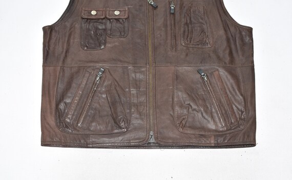 Vintage Men's Real Leather Western Biker Casual B… - image 6