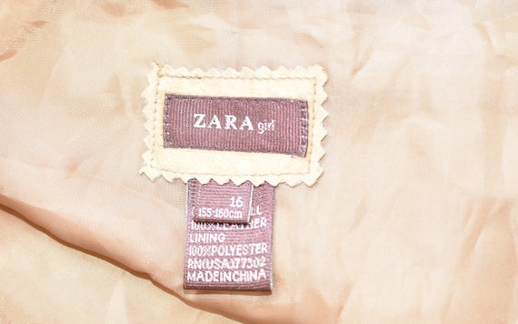 Gonna pelle deals marrone zara