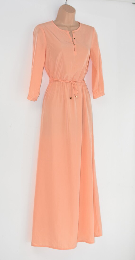 Mango peach dress discount