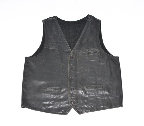 Vintage Men's Real Leather Western Biker Casual B… - image 4