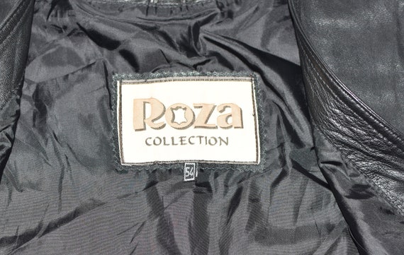 Vintage ROZA Men's Real Leather Western Biker Cas… - image 7
