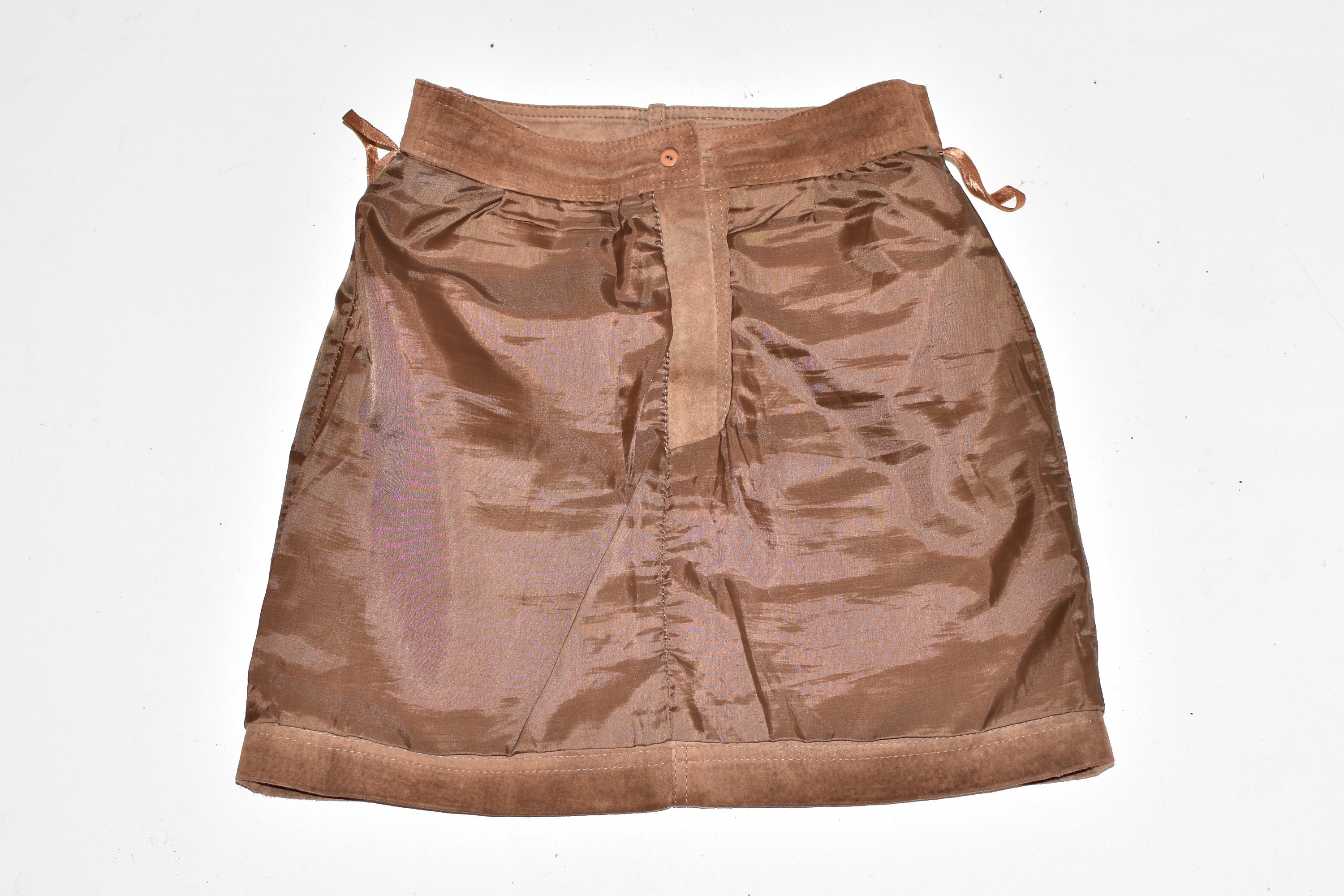 Brown pencil best sale skirt 9mm