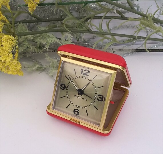 Westclox Travel Alarm Clock Folding Wind Up Manual Vintage - Westclox Travel Alarm Clock Manual Westclox Travel Alarm Clock Folding Wind Up Manual Vintage - Westclox Travel Alarm Clock Manual