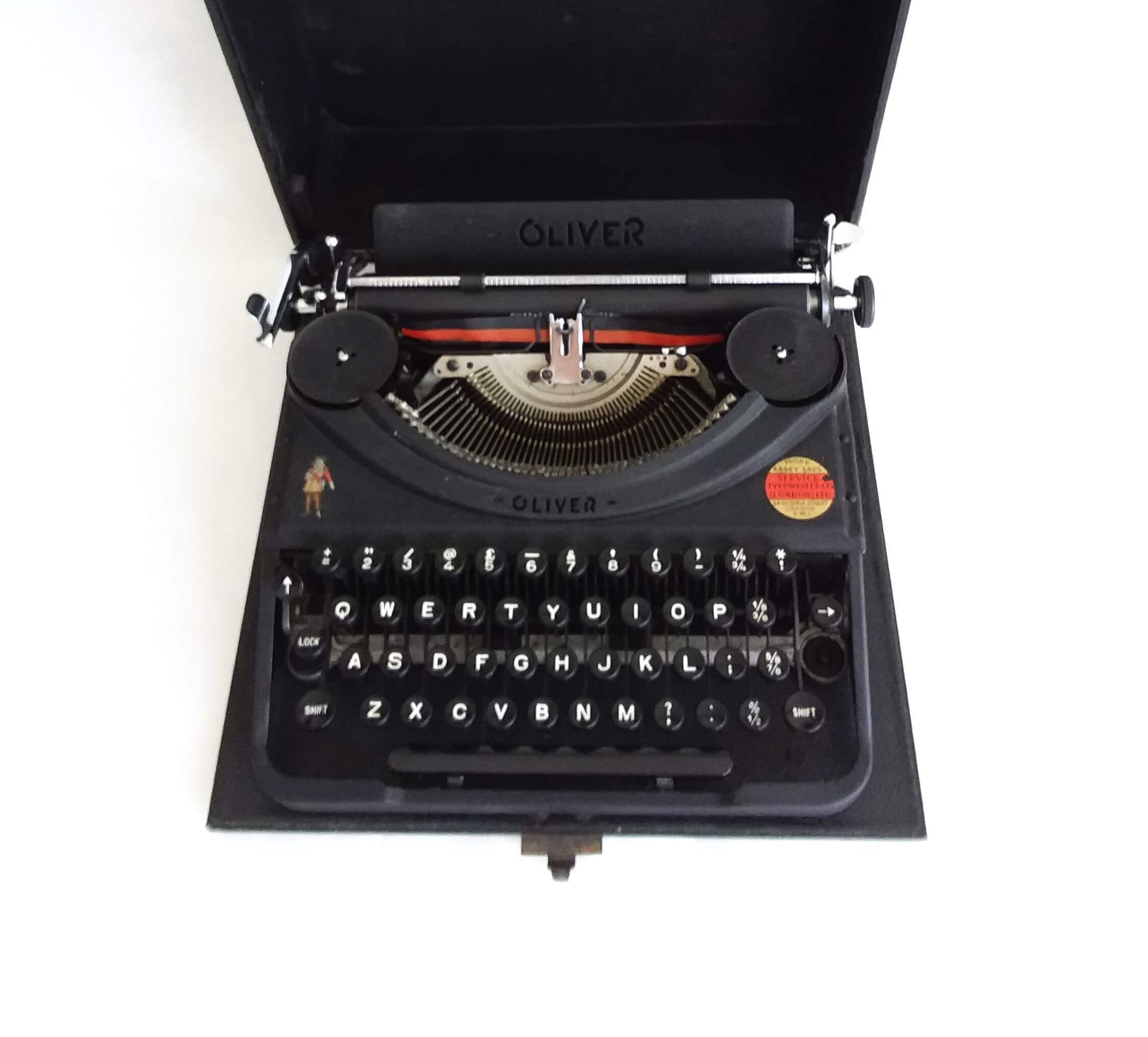 ハリー様 Typewriter, Oliver 4 Typewriter From 1955. Vintage Manual