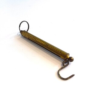Salter Tube Scales. No. 6, Spring Loaded Hand Held Scales Salter Tube Scales. No. 6, Spring Loaded Hand Held Scales