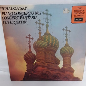 Vinyl record Tchaikovsky, Piano Concerto No. 1, Concert Fantasia London Symphony Orchestra Peter Katin